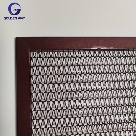 Stainless Steel Decorative Wire Mesh Metal Coil Drapery Metal Curtain Mesh
