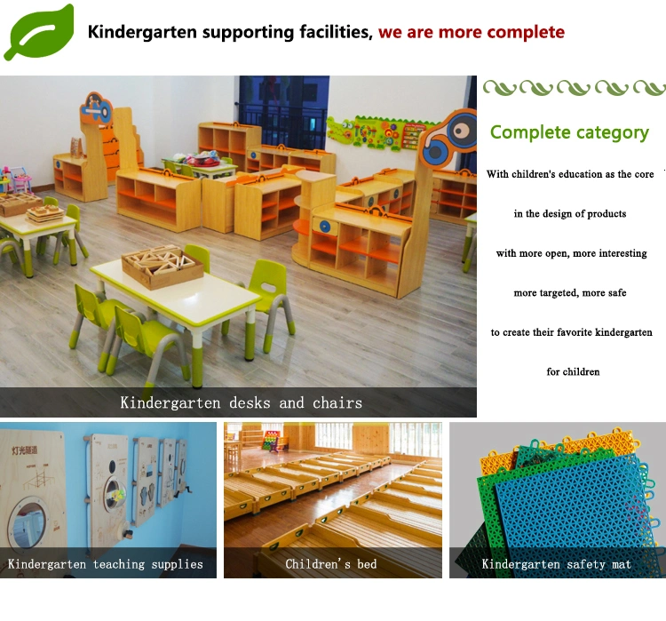 Kindergarten Classroom Children Table and Chair Daycare Plastic Kids School Furniture Wholesale Sets