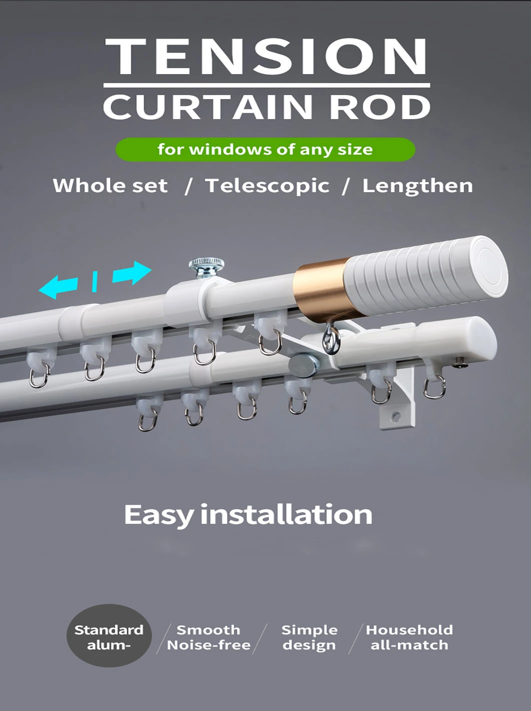 High Quality Telescopic Curtain Rod