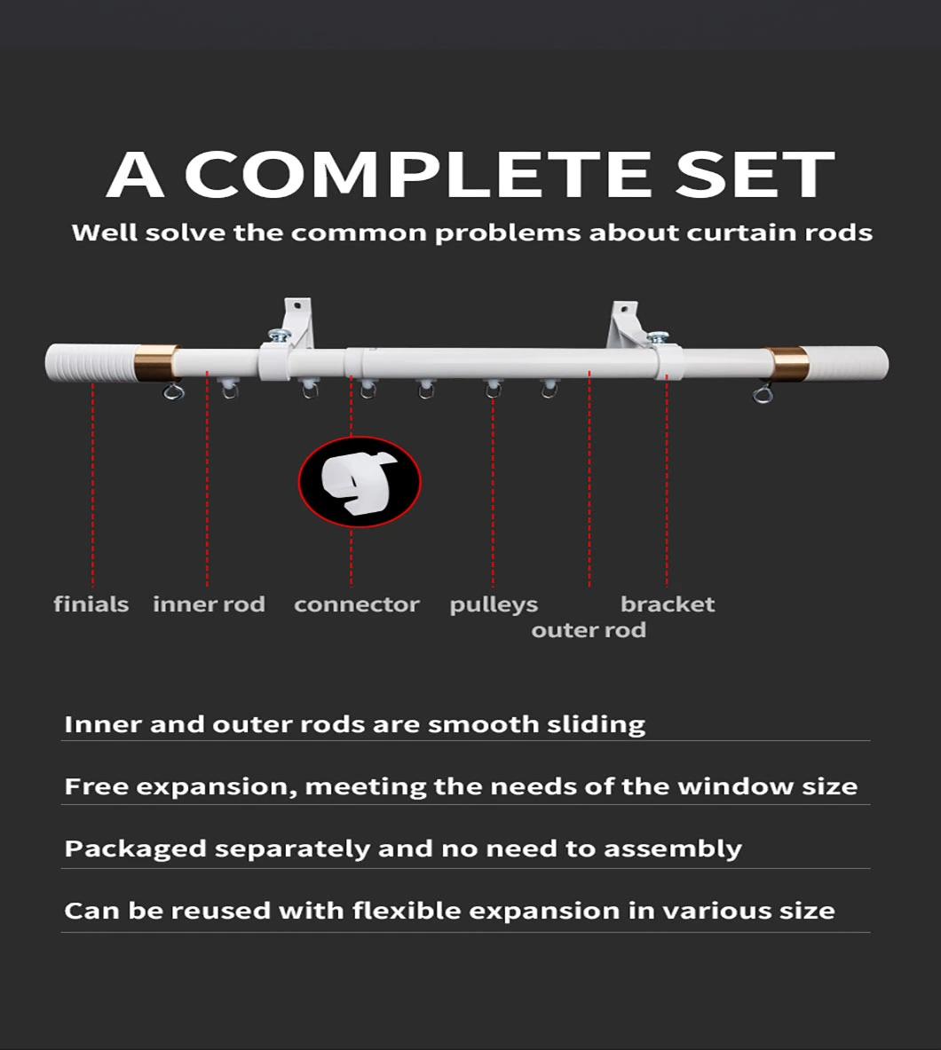 High Quality Telescopic Curtain Rod