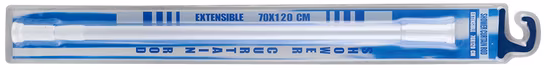 Tringle de douche droite télescopique en aluminium