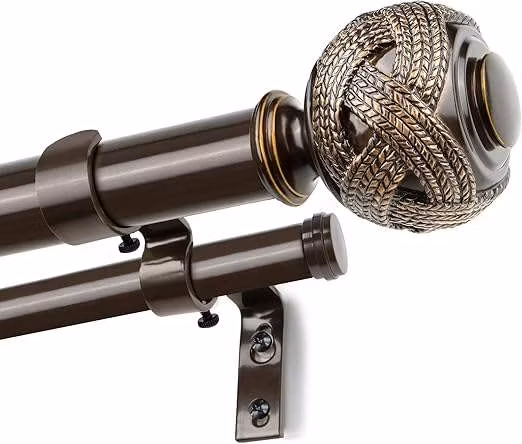 Tringle à rideau télescopique de haute qualité