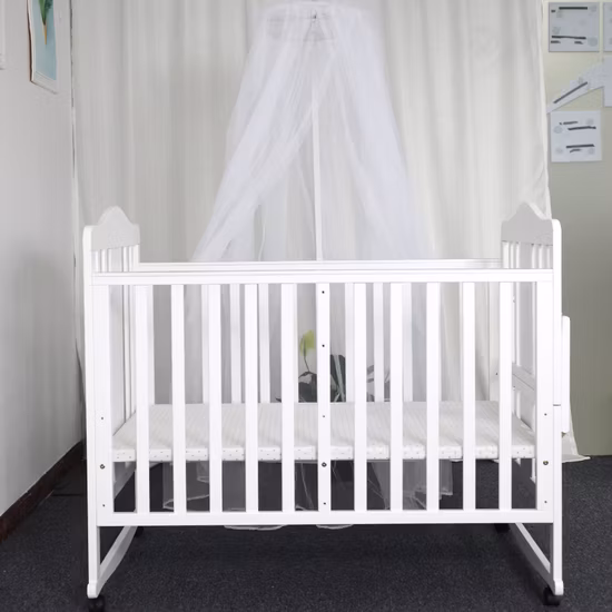 Ensembles de chambre à coucher parc berceau pour bébé en bois luxe différentes couleurs disponibles berceau de chevet bébé pour nouveau-né garderie lits à vendre