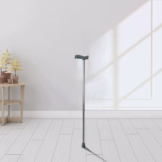 Alliage d'aluminium rétractable de voyage extérieur pour la canne de bâton de marche de béquille âgée handicapée