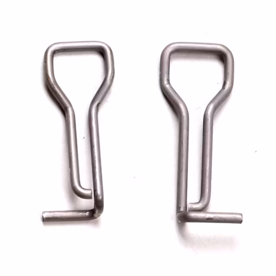 Accessoires de matériel de ressort de clip de rideau de forme de fil dans Ss301/304
