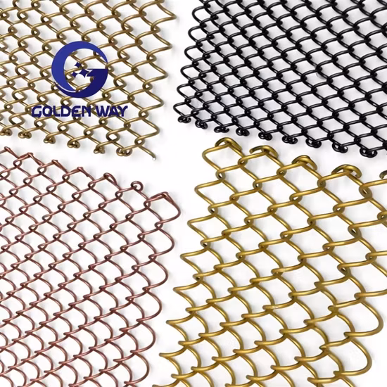 Grillage décoratif de draperie de fil d'acier inoxydable/aluminium