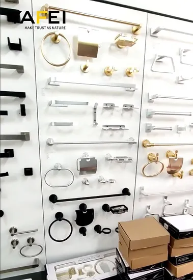 Ensembles de suspension de salle de bain Accessoires en aluminium Quincaillerie