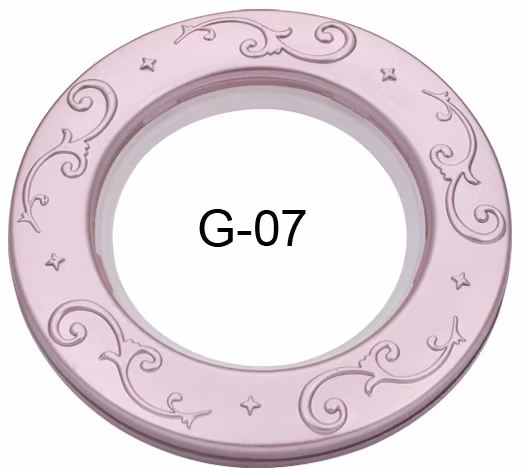 35mm rideau oeillet bande fenêtre accessoires oeillet en plastique de base petit anneau de rideau