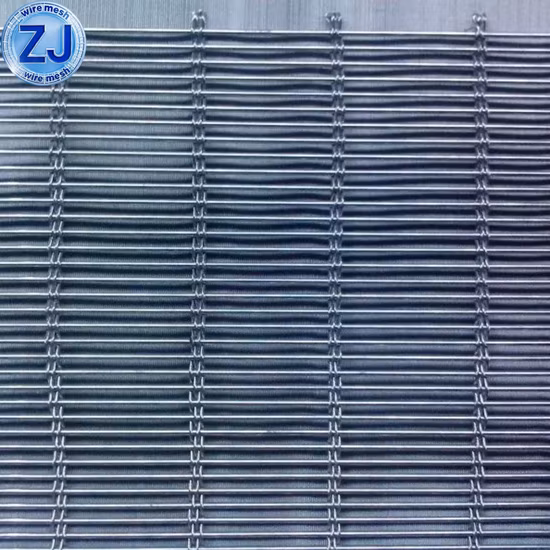 Grillage décoratif architectural externe de câble Rod utilisé pour les murs de draperies en métal