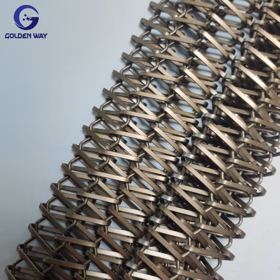 Grillage décoratif de draperie de bobine en métal d'acier inoxydable/aluminium